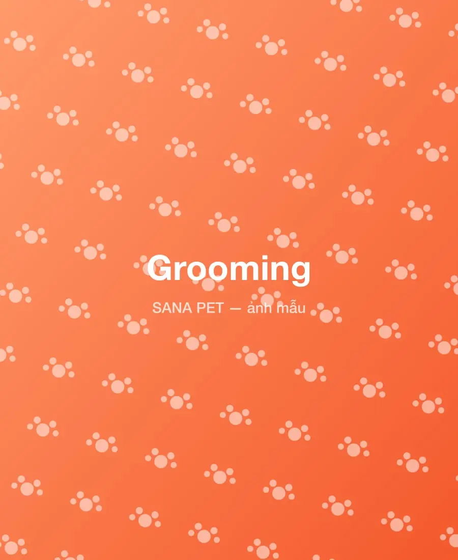 Grooming area
